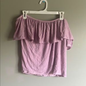 off the shoulder shirt